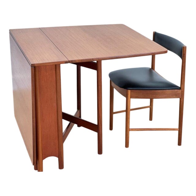 Teakwood Folding Table by Tom Robertson for McIntosh, 1960s For Sale