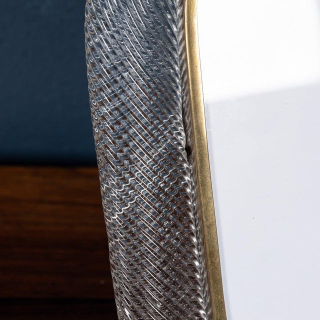 Mid-Century Modern Italian Venetian Glass Photograph Frame attributed to Paolo Venini for Venini, 1950s For Sale - Image 3 of 14