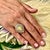 Natural White Opal Diamond Ring 14k Gold 11 TCW GIA Certified, Size 6.25 For Sale - Image 11 of 13