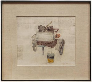 Joseph Solman, Old Fire Wagon, Monotype