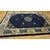 1900s Blue Classic Greek Key Swastika Anitque Chinese Peking Wool Room Size Rug For Sale - Image 10 of 10