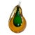 Murano Large Sommerso Pear For Sale