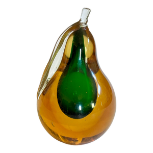 Murano Large Sommerso Pear