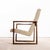 Vintage Lounge Chair with Square Frame and Off-White Diamond Pattern, 1950s For Sale - Image 6 of 11