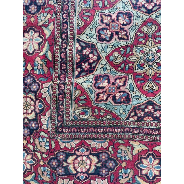 Antique Tehran Area Rug For Sale - Image 9 of 18