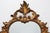 1950s Florentine Style Giltwood Mirror with Acanthus Crest, Italy, 1950s For Sale - Image 5 of 11