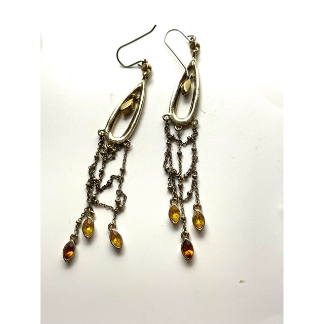 This item is part of Chairish's Costume Jewelry assortment. In the style of earrings of young victoria, these earrings...