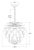 Visual Comfort Chapman & Myers for Visual Comfort Signature Cynara Small Chandelier in Gild For Sale - Image 4 of 4