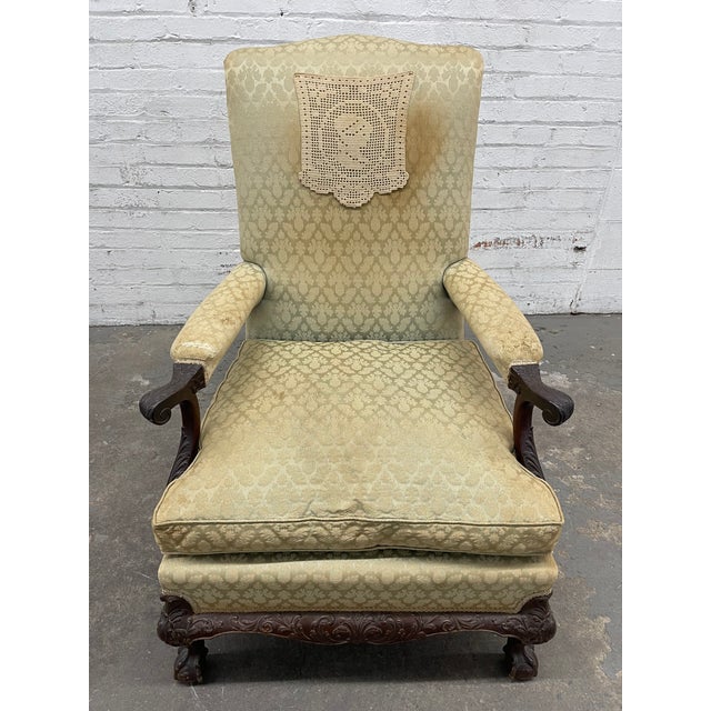 Antique 19th Century English Chippendale Open Arm Host Chair For Sale - Image 12 of 13