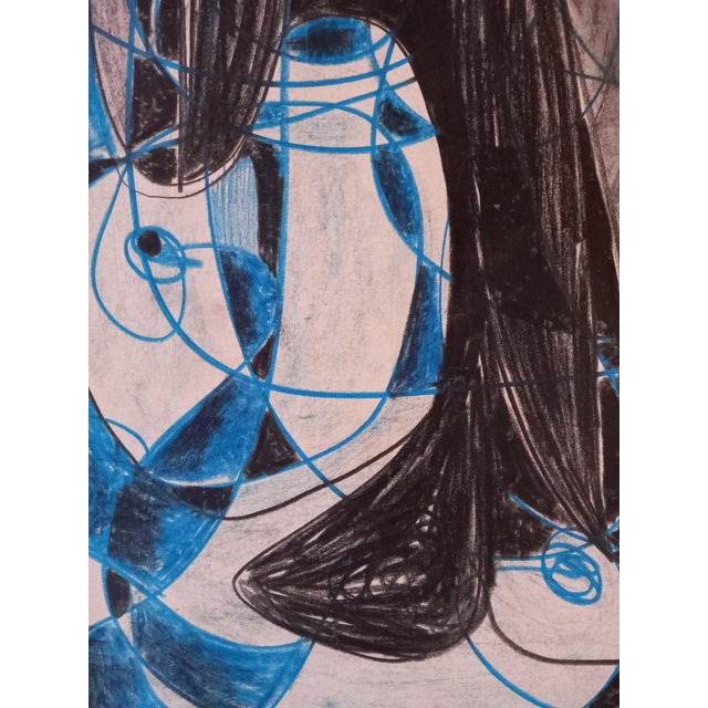 Ferdinando Meccani, Composition, 1969, Mixed Media For Sale - Image 3 of 7