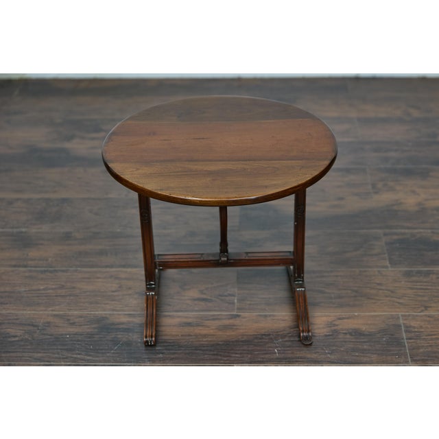Antique Louis-Philippe French Walnut Tilt-Top Wine Tasting Table with Carved Paw Feet For Sale In Atlanta - Image 6 of 12