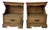 Vintage Colonial Early American Style Hard Maple Nightstands by the Unique Furniture Makers Company, 2 Pieces For Sale