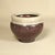 Late 20th Century Handmade Textured Raku Studio Pottery Vessel in Iridescent Burnt Sienna Glaze With Plum & Green Reduction Finish For Sale - Image 10 of 13