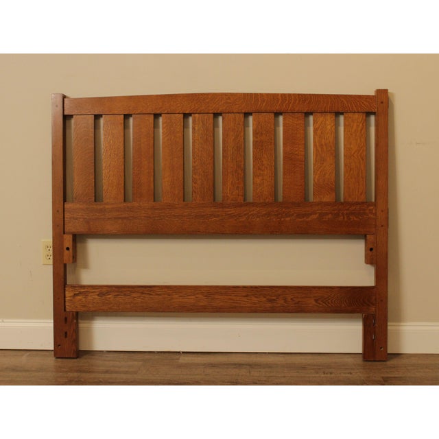 Stickley Mission Collection Oak Full Size Headboard (C) Chairish