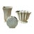Grog Cream Vases by Gunnar Nylund, Set of 3 For Sale