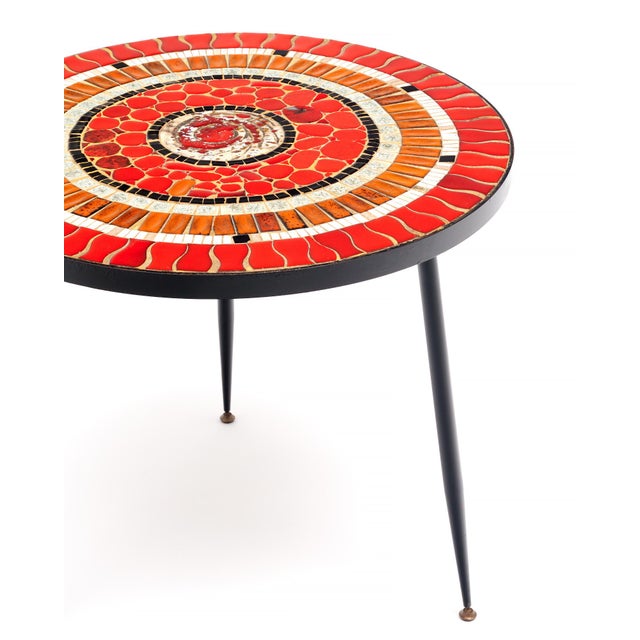 Period Mid-Century French Tiled Table For Sale - Image 4 of 9