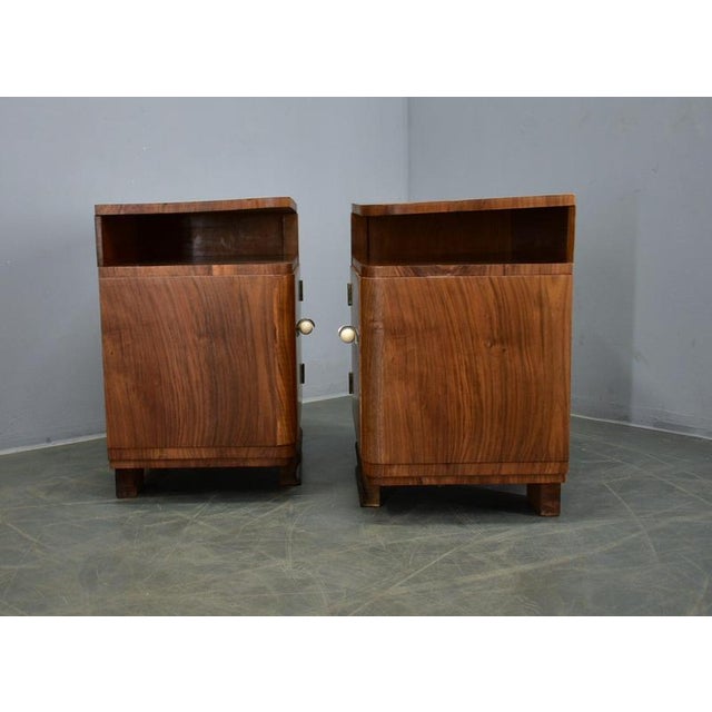 Art Deco Bedside Tables, Czechoslovakia, 1939, Set of 2 For Sale - Image 14 of 18