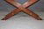 1960s Post Modern Contemporary Wood Steel and Glass Console Table For Sale - Image 5 of 10