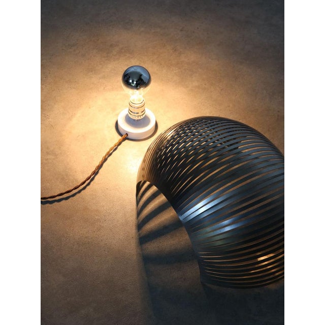Vintage Modernist Stainless Steel Wall Lamp For Sale - Image 11 of 18