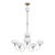 Mid-Century Hand-Blown Murano Glass 5-Arm Chandelier by Barovier & Toso For Sale