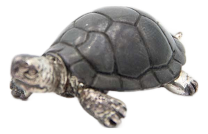 Miniature Turtle in Nickel Silver