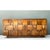 Wood Vintage Lane Brutalist “Mosaics” Geometric Wood Credenza For Sale - Image 7 of 12