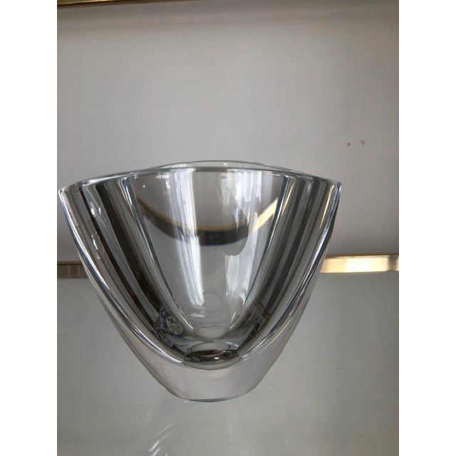 1990s Orrefors Crystal Vase For Sale - Image 5 of 10