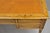 Brown Vintage French Louis XVI Style Burl Walnut Tooled Leather Top Writing Desk For Sale - Image 8 of 18