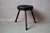 Primitive Bohemian Tripod Stool in Wood, 1920 For Sale - Image 3 of 10