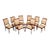 Late 20th Century French Empire Style Mahogany Ormolu Mounted Dining Chairs Attributed to Henredon - Set of 8 For Sale