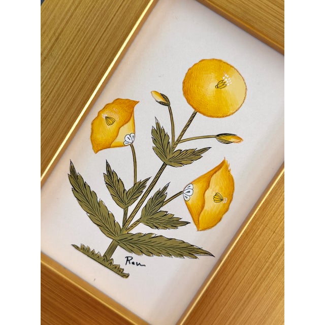 This beautiful yellow floral motif painting draws inspiration from the iconic designs of Jaipur, India, seen gracing the...