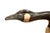 A lovely, vintage wood goose decoy. Features a hand carved, Canadian goose decoy in a rare swimming form. Hand painted...