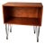 Mid-Century Modern Teak Open Media Cabinet on Hairpin Legs For Sale