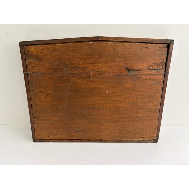 Antique “Residence of Allen Krieg” Farm Print – Solid Wood Framed Americana Scene For Sale - Image 10 of 13