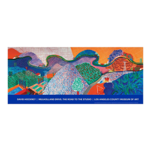 David Hockney Mulholland Drive Poster: The Road to the Studio (1980)