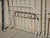 Pair Tall Vintage French Country Cast Iron White Twin Bed Frames Headboards For Sale - Image 12 of 12