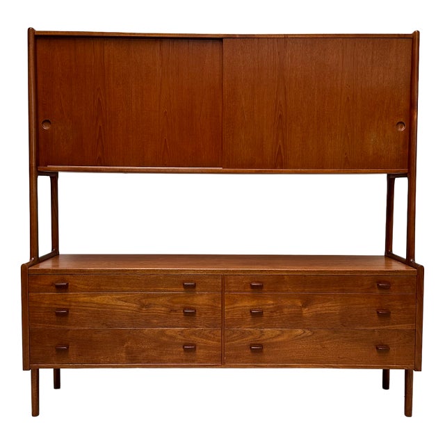 Vintage Danish Teak RY20 Sideboard by Hans J. Wegner for Ry Møbler, 1950s For Sale