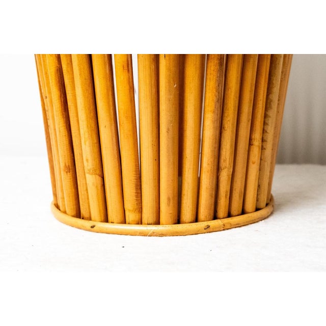 Wood Bamboo Umbrella Stand, 1950s For Sale - Image 7 of 10
