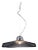 Moire Suspension Pendant Worker in Black For Sale