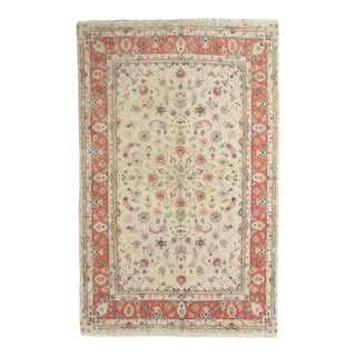 Vintage Hand-Knotted Persian Tabriz Rug 6'8" X 10'3" For Sale