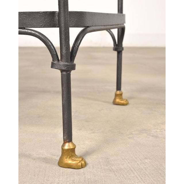 Pair of Bronze Lion's Head Lounge Chairs After Diego Giacometti For Sale - Image 14 of 18