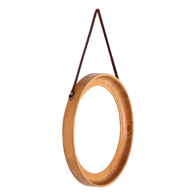 Wall Mirror attributed to Erik Höglund, Sweden, 1960s For Sale