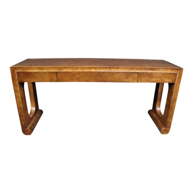 Henredon Asian Style Oak Console Table Chairish