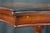 Vintage Georgian Style Scalloped Mahogany Starburst Inlaid Pedestal Side Table For Sale - Image 14 of 18