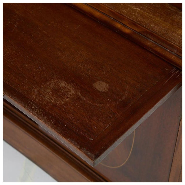 Grand Gothic Revival English Mahogany Bookcase With Concealed Storage For Sale In New York - Image 6 of 6