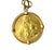 Metal 18k Gold "La Flora" Tiziano Medallion Pendant For Sale - Image 7 of 7
