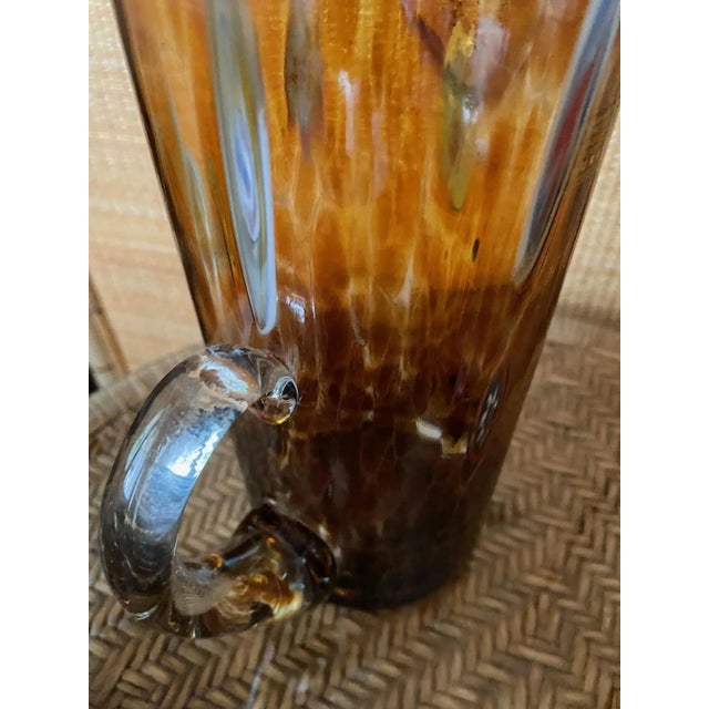 Murano Glasses and Carafe, Set of 7 For Sale - Image 5 of 8