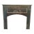 18th- 19th Century North Carolina Yellow Pine Mantle in Original Blue Paint For Sale