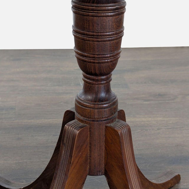 2010s Barker Brothers Drum Pedestal End Table For Sale - Image 5 of 7