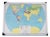 Antique Colonial Powers 1783 Historic World Wall Map a J Nystrom Pull Down 50" For Sale